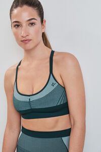 Dash and Stars Sujetador deportivo SEAMLESS COMFORT verde