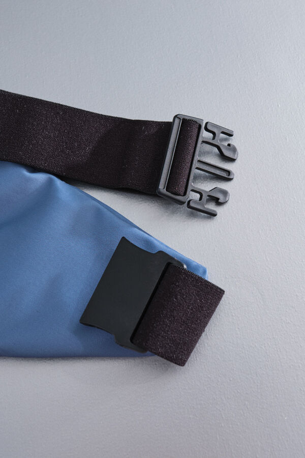 Dash and Stars Ri&ntilde;onera azul metalizado azul