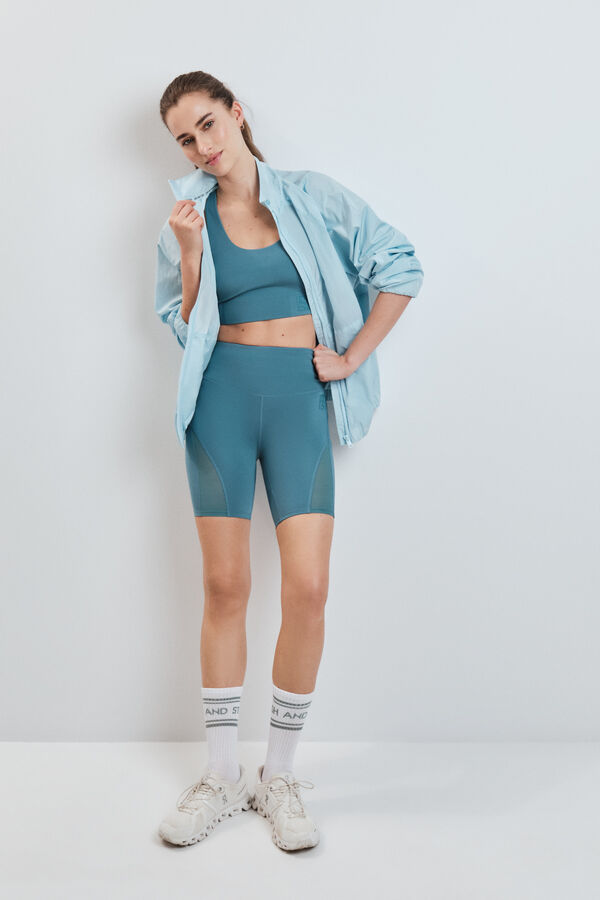 Dash and Stars Leggings 4D STRETCH ciclista verde verde