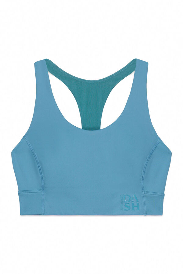 Dash and Stars Sujetador deportivo 4D Stretch verde verde