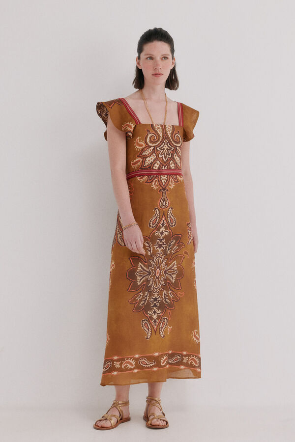 Hoss Intropia Adelina. Vestido de algod&oacute;n Multicolor