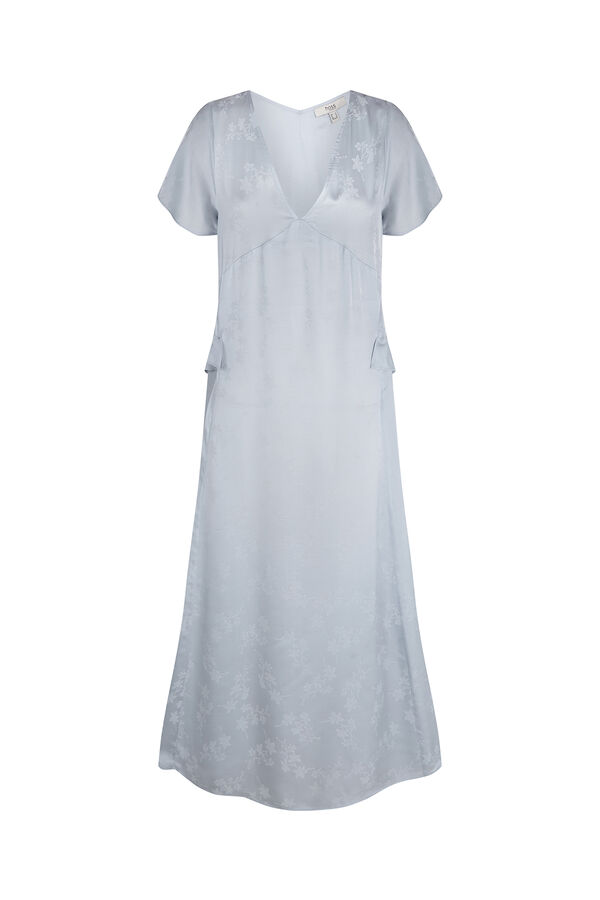 Hoss Intropia Alesha. Vestido jacquard Azul