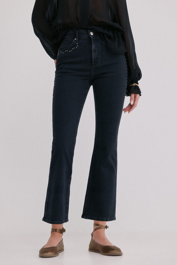 Hoss Intropia Basilea. Vaqueros con tachuelas Negro