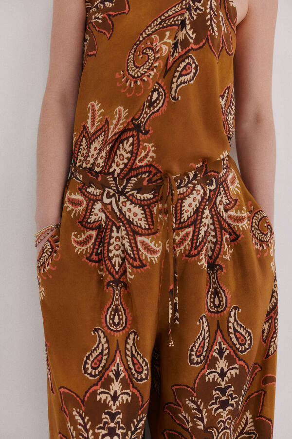 Hoss Intropia Pascuala. Pantal&oacute;n bombacho Multicolor