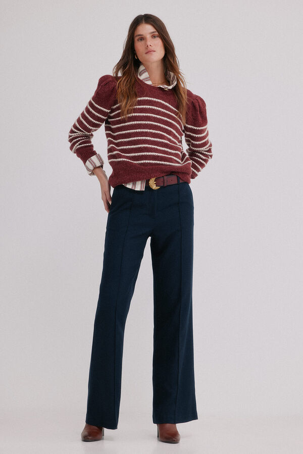 Hoss Intropia Ninnette. Jersey a rayas Granate