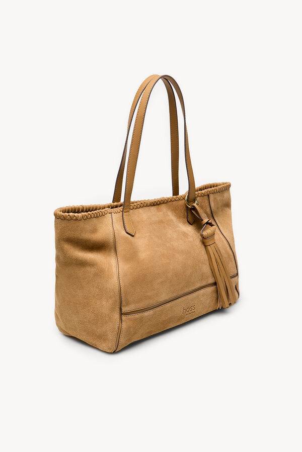 Hoss Intropia Natalia. Bolso serraje Camel