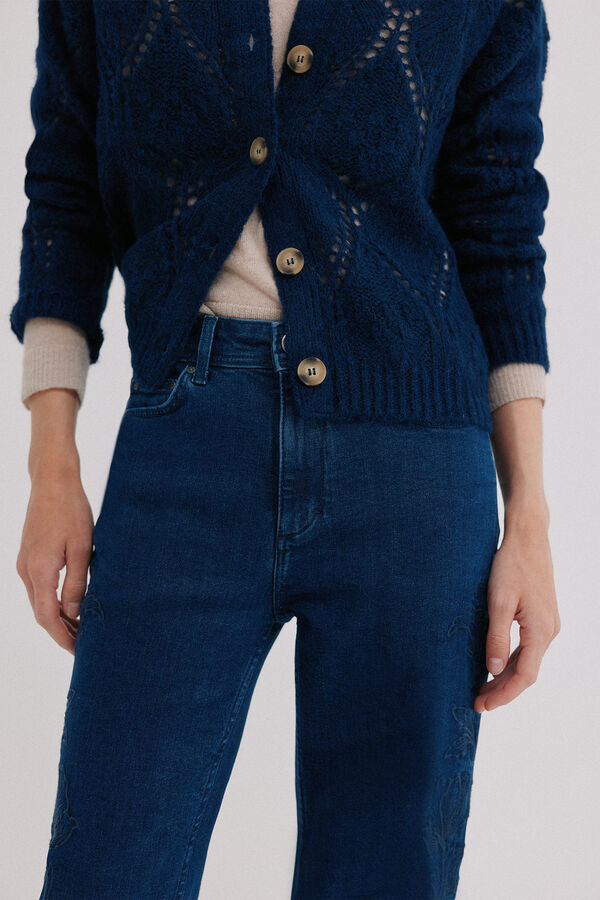 Hoss Intropia Bridgite. Jeans bootcut Azul marino