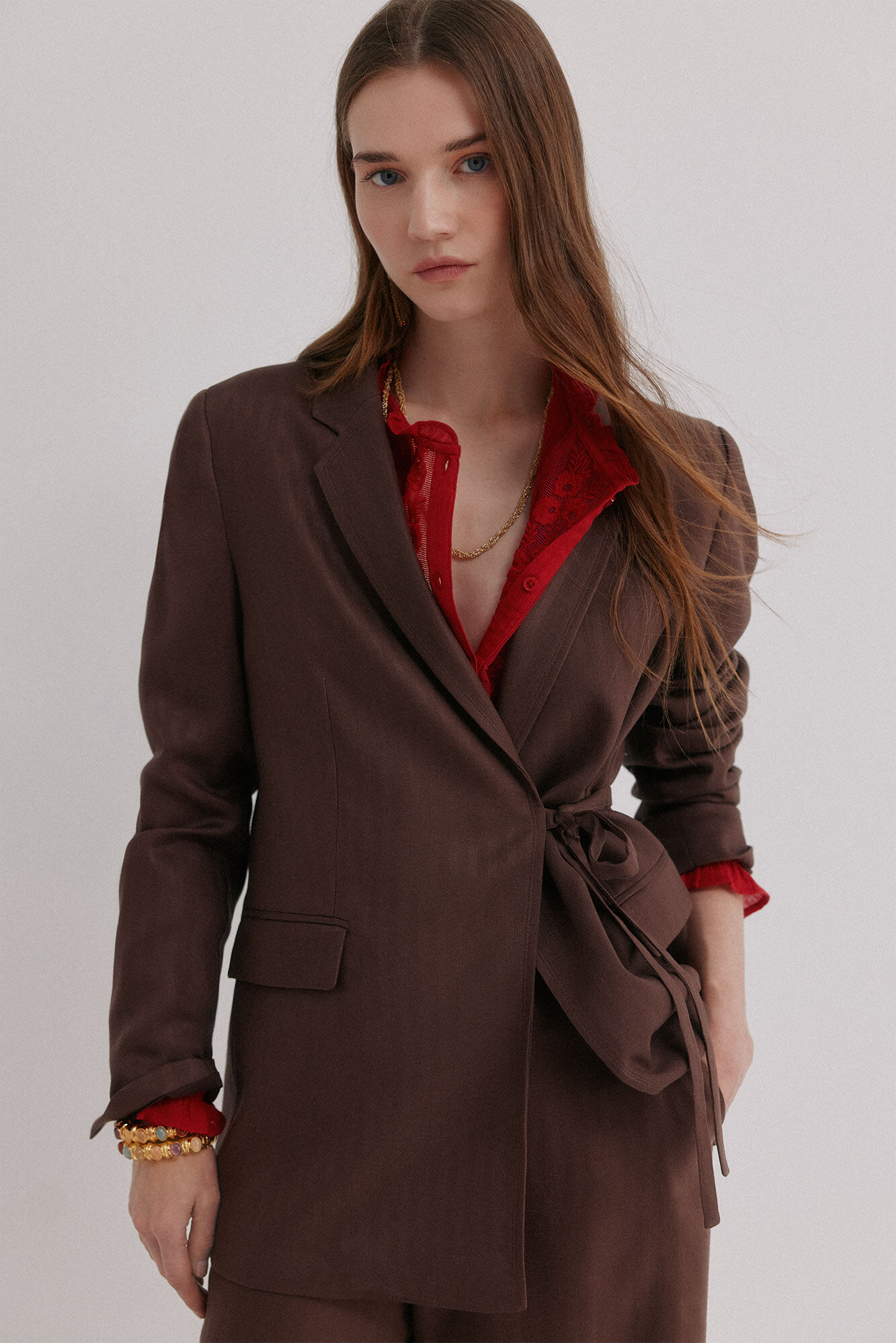 Hoss Intropia Elaine. Blazer cuello solapa