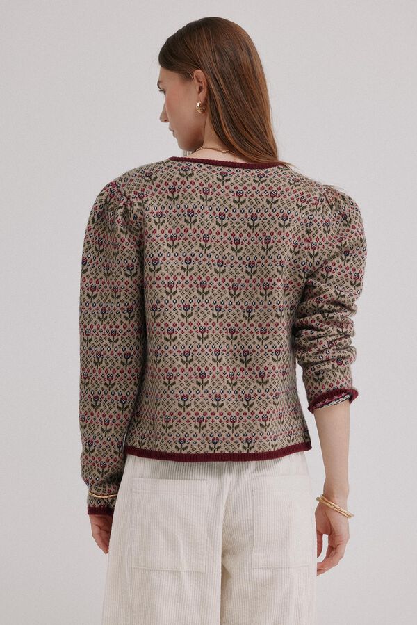 Hoss Intropia Isela. Cárdigan jacquard Multicolor