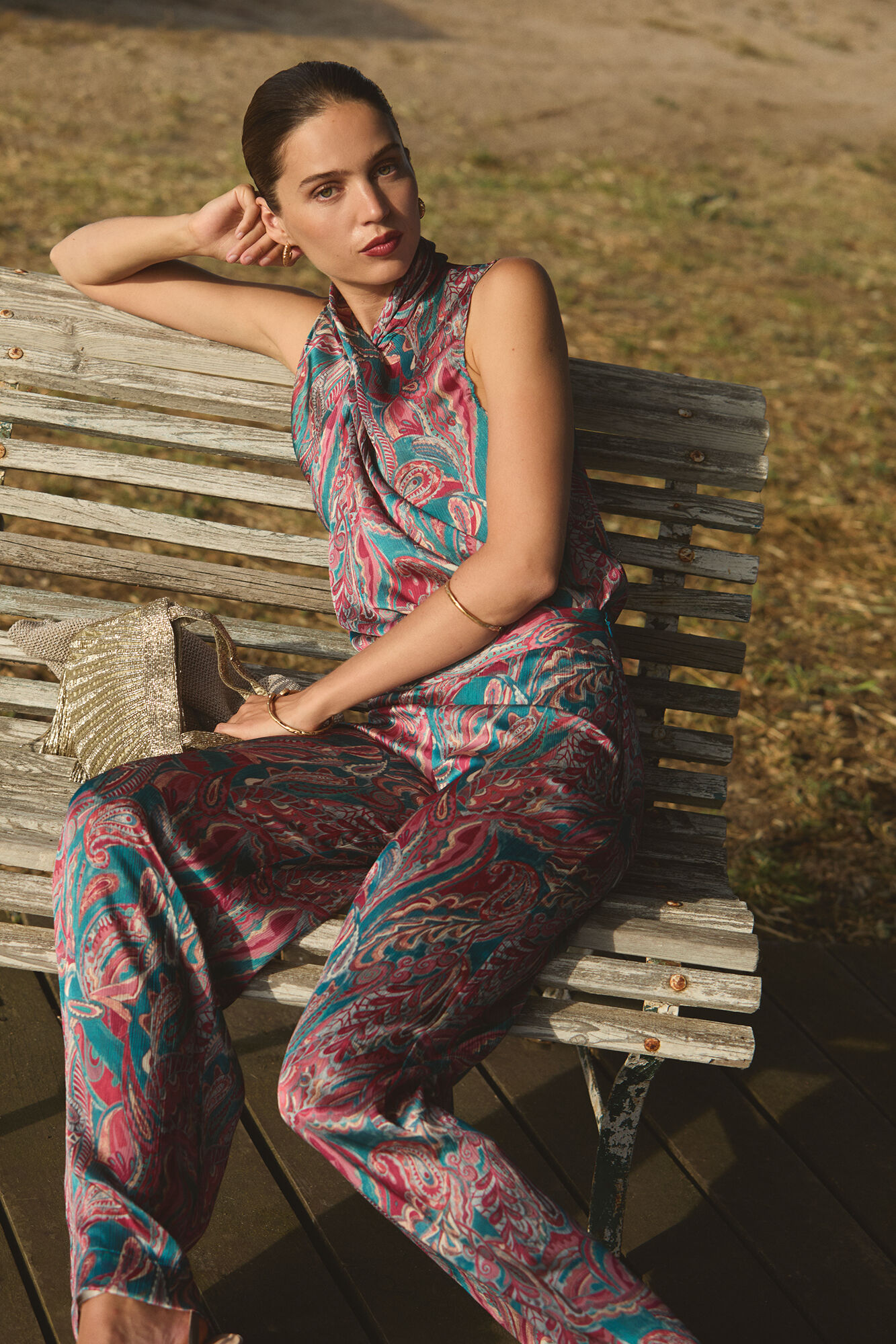 Hoss Intropia Paloma. Pantalones estampados