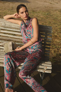 Hoss Intropia Paloma. Pantalones estampados