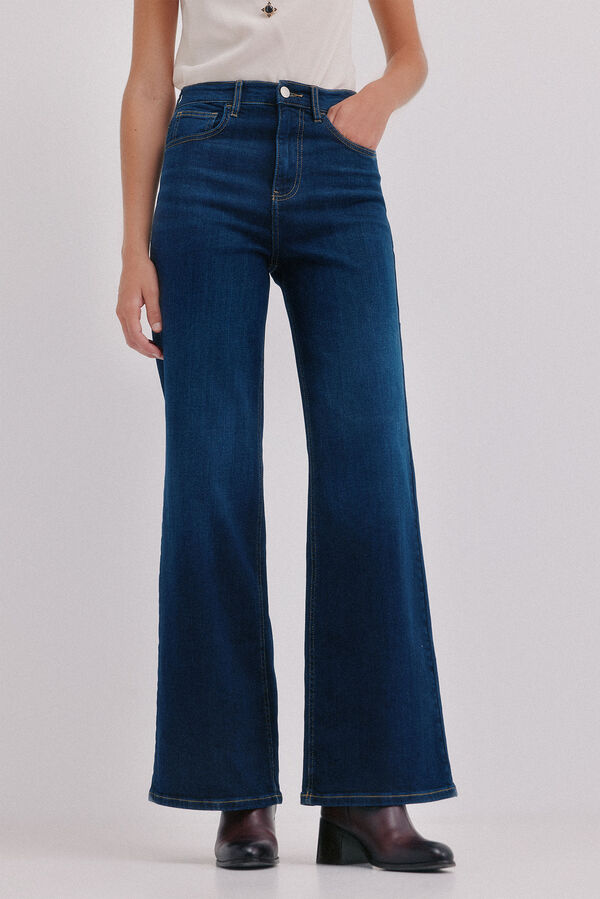 Hoss Intropia Benedetta. Vaqueros rectos Azul marino