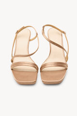 Hoss Intropia M&oacute;nica. Sandalias tac&oacute;n sat&eacute;n Arena