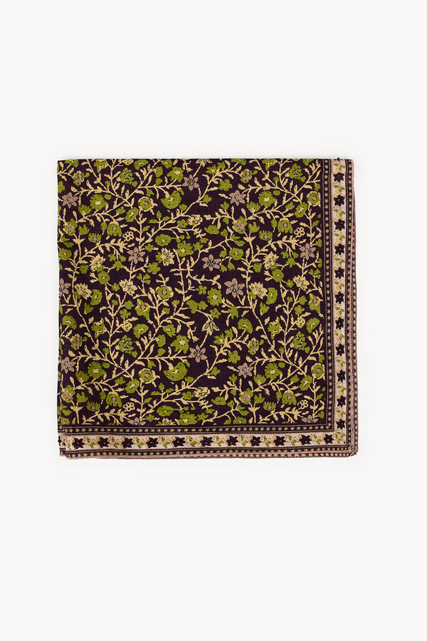 Hoss Intropia Laraine. Bandana algod&oacute;n estampada Multicolor