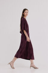 Hoss Intropia Alya. Vestido midi Vino