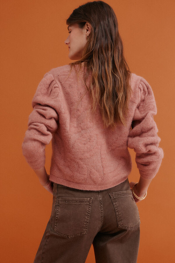 Hoss Intropia Nola. Chaqueta de tricot Rosa