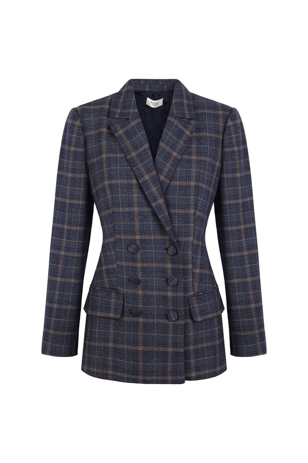 Hoss Intropia Elvira. Blazer cuadros Azul marino