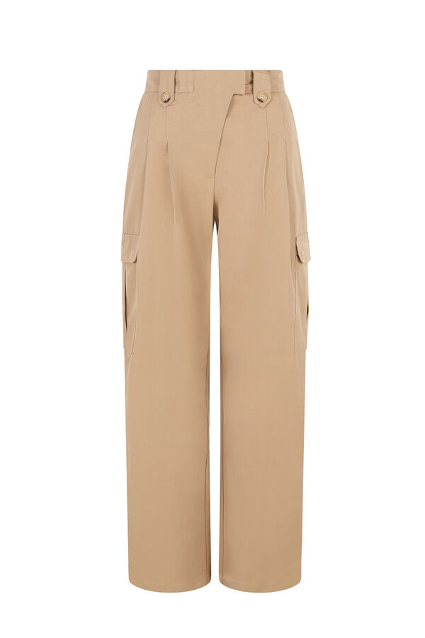 Hoss Intropia Piera. Pantal&oacute;n cargo Marfil