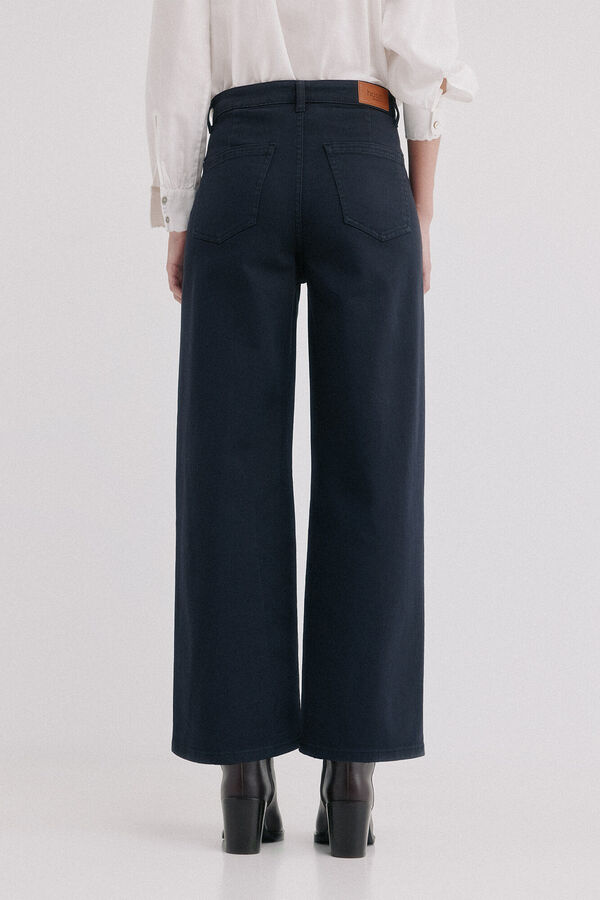 Hoss Intropia Piera. Pantal&oacute;n jacquard Gris oscuro