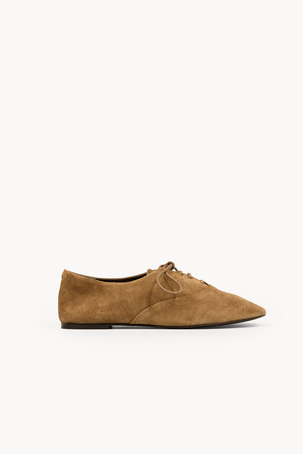 Hoss Intropia Mariela. Zapatos derbies de serraje Marron