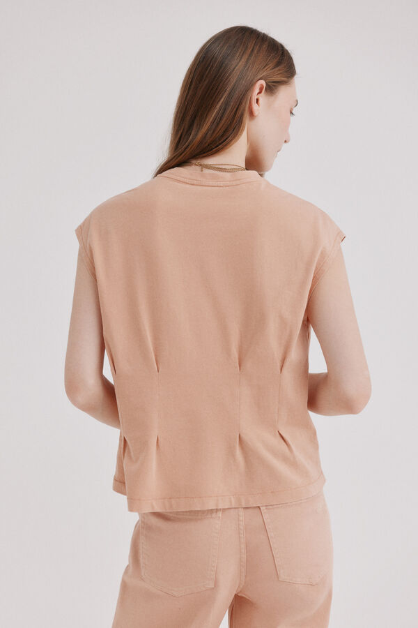 Hoss Intropia Margot. Camiseta entallada Rosa