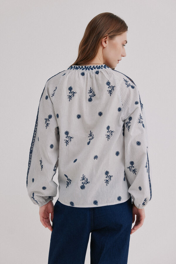 Hoss Intropia Casey. Blusa a rayas Azul