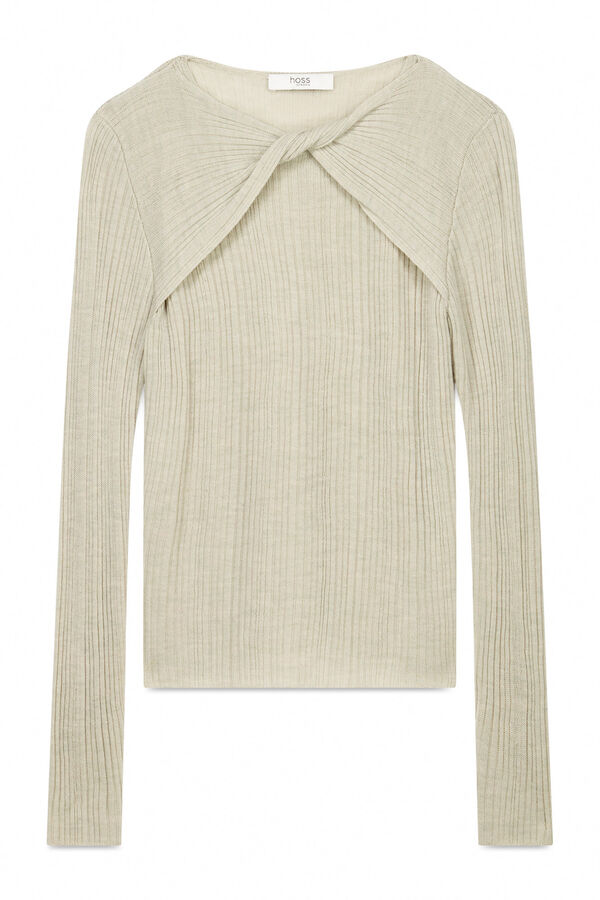 Hoss Intropia Nabila. Top con detalle de nudo Verde