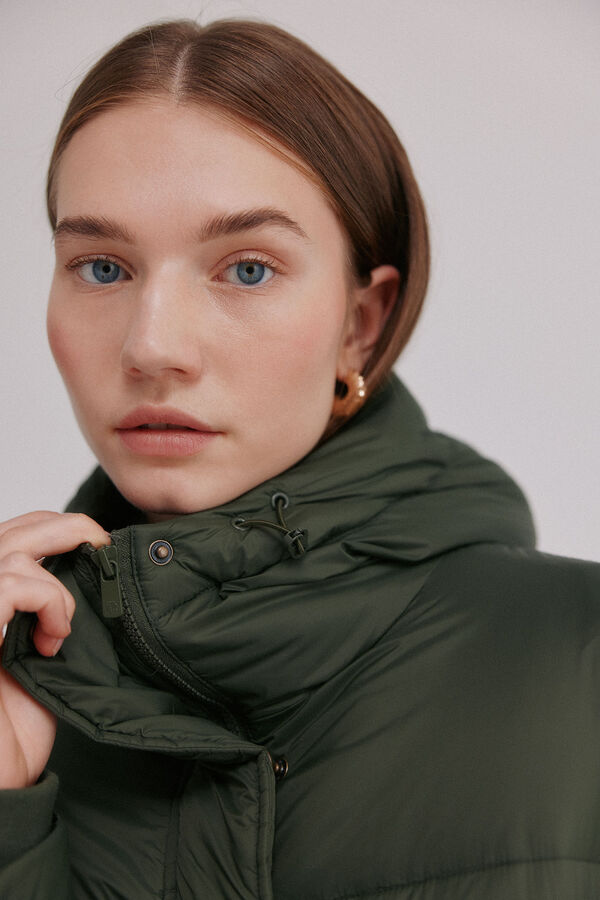 Hoss Intropia Diletta. Deportiva acolchada Kaki