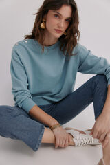 Hoss Intropia Maddie. Sudadera de cuello subido Azul