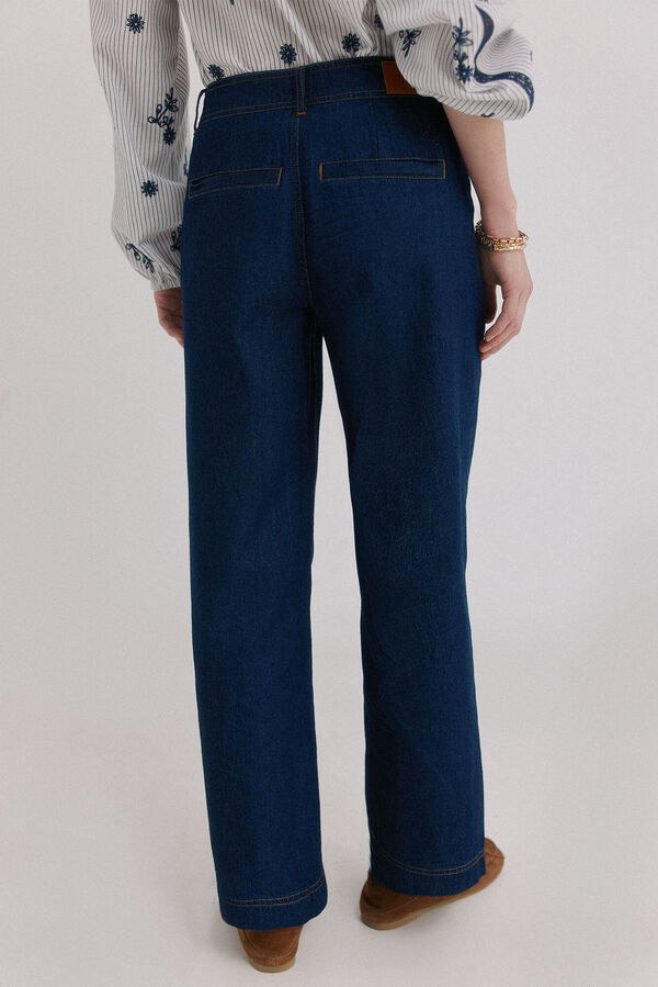 Hoss Intropia Bridget. Vaqueros rectos Azul marino