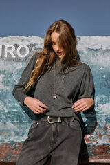 Hoss Intropia Ingrid. Jersey manga larga Gris