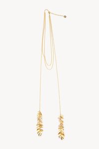 Hoss Intropia Miren. Collar largo hojas