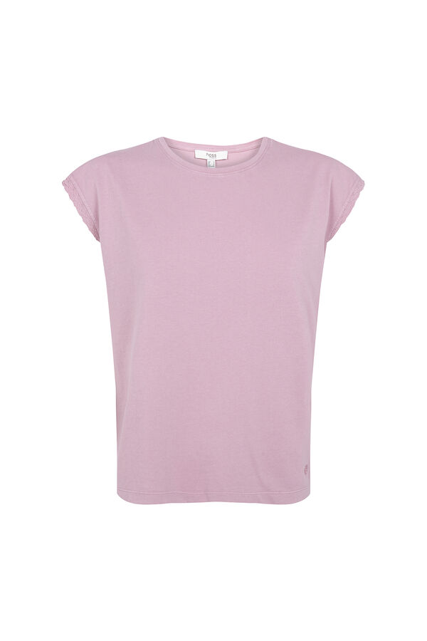 Hoss Intropia Momo. Camiseta lavada Lila