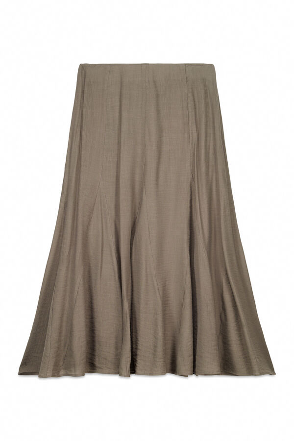 Hoss Intropia Rosario. Falda midi Kaki