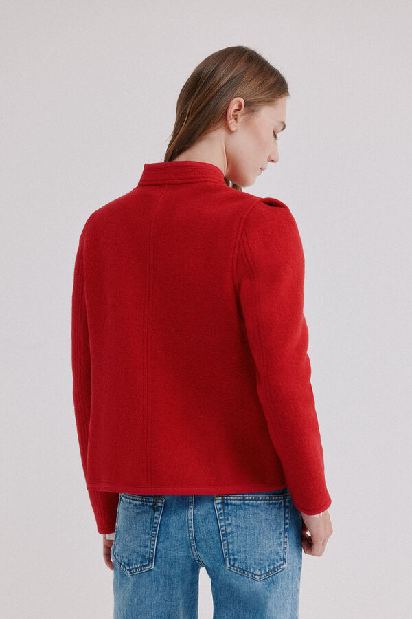 Hoss Intropia Francia. Chaqueta austriaca rojo