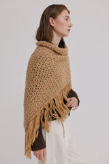 Hoss Intropia Nieves. Chal calado de flecos Dorado