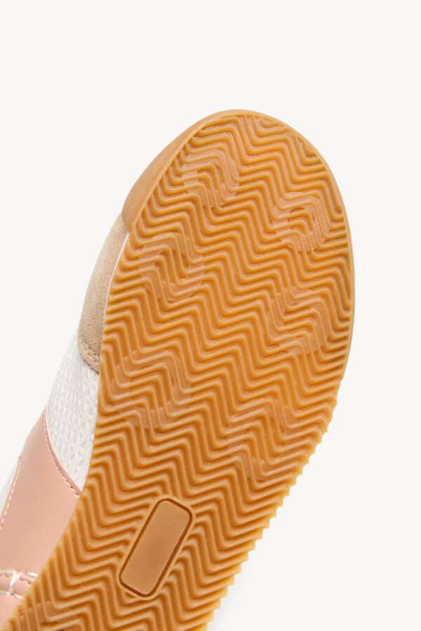 Hoss Intropia Mia. Zapatilla en serraje Rosa