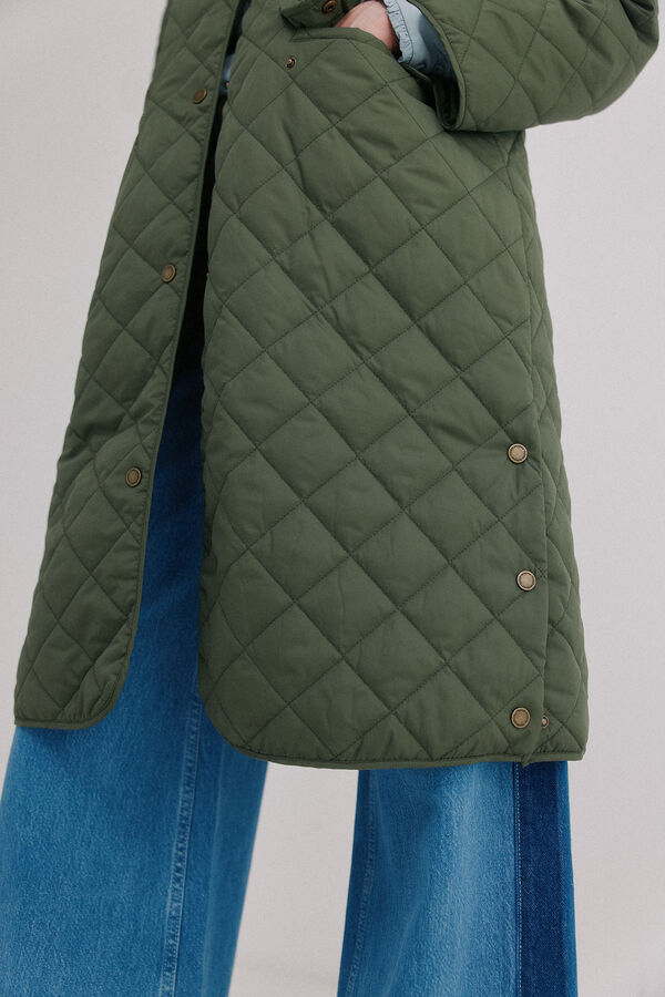 Hoss Intropia Daria. Deportiva acolchada Kaki