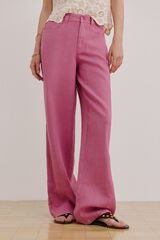 Hoss Intropia Paupa. Pantal&oacute;n de lino Lila