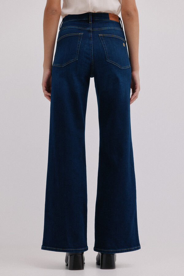 Hoss Intropia Benedetta. Vaqueros rectos Azul marino