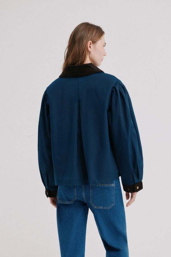 Hoss Intropia Denise. Chaqueta contrastes Azul marino
