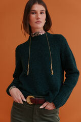 Hoss Intropia Irati. Jersey de boucl&eacute; Verde oscuro