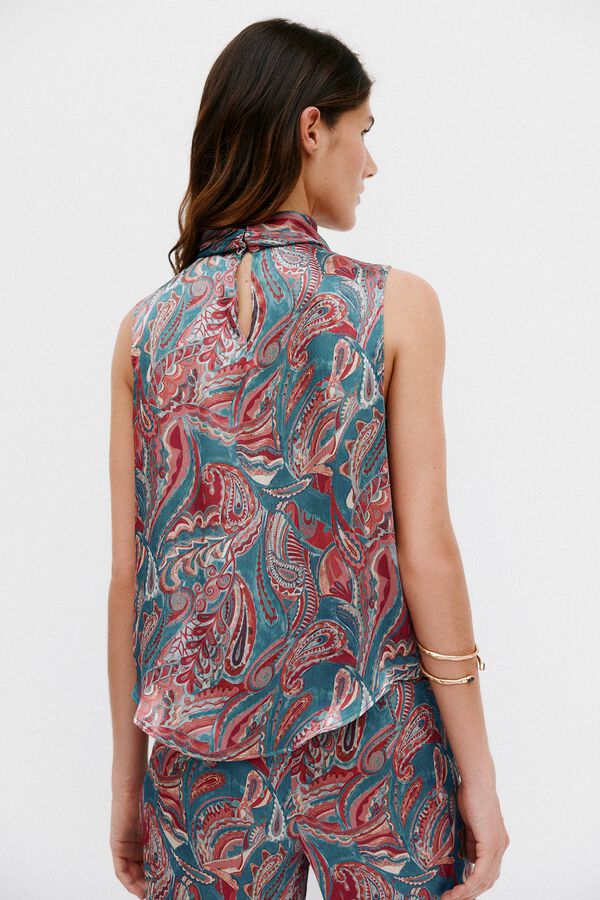 Hoss Intropia Gadea. Top halter estampado Multicolor