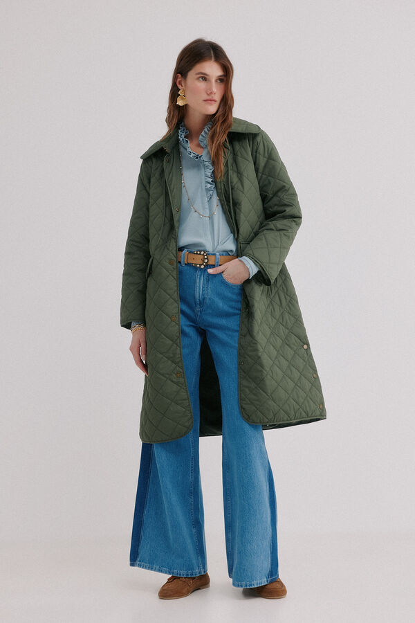 Hoss Intropia Daria. Deportiva acolchada Kaki