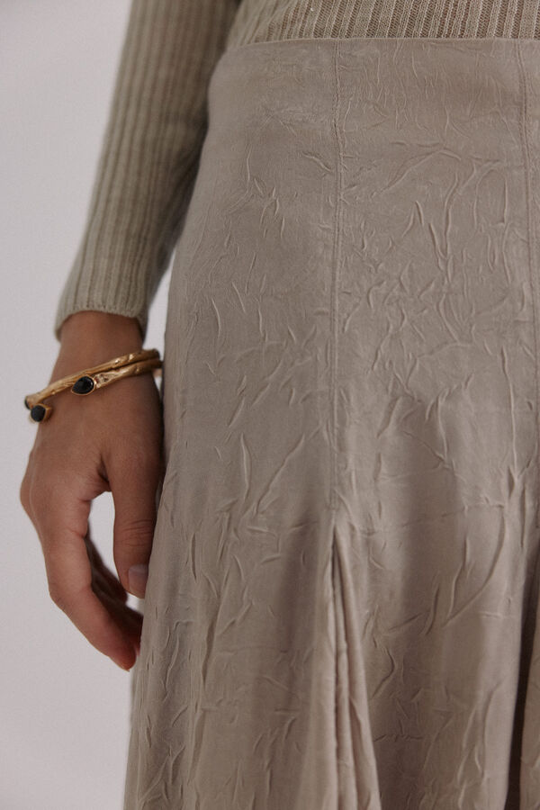 Hoss Intropia Rosa. Falda godets Gris