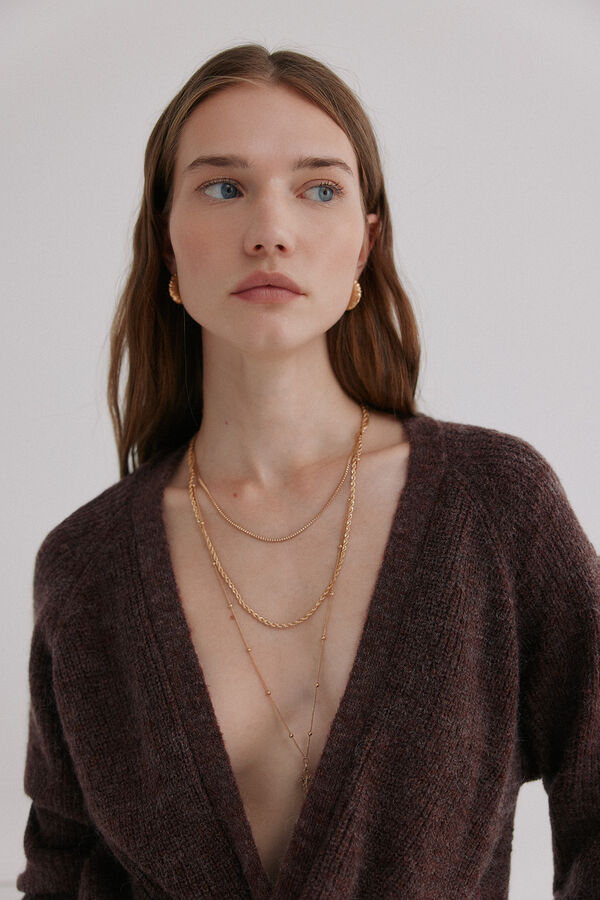 Hoss Intropia Nicoletta. Jersey nudo Marron