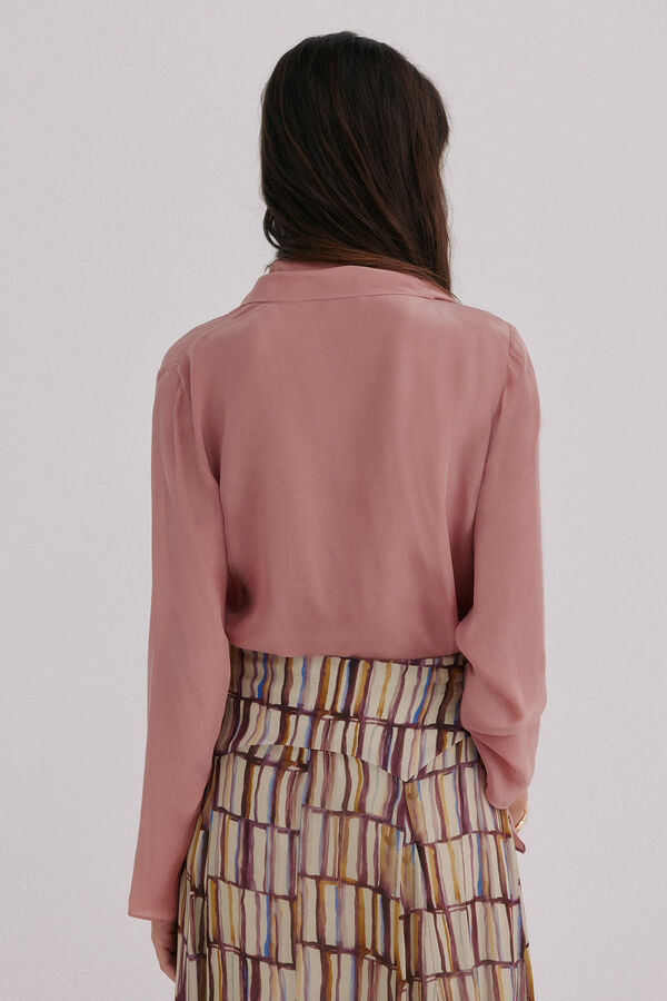 Hoss Intropia Guiada. Blusa con cruce asim&eacute;trico Marron