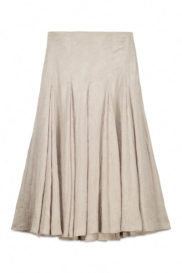 Hoss Intropia Rosa. Falda godets Gris