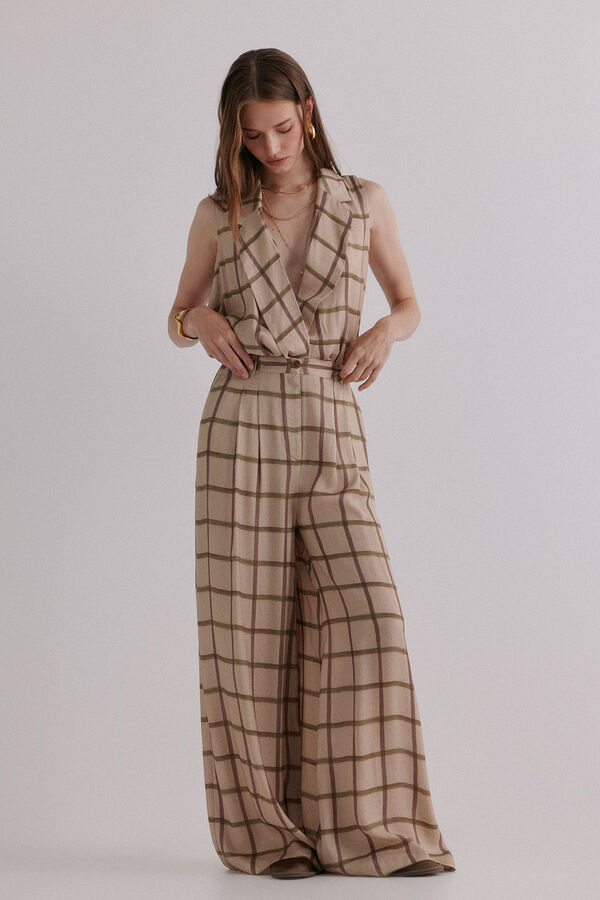 Hoss Intropia Pilar. Pantalones fluidos Marfil