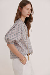 Hoss Intropia Constanza. Blusa estampada Lila